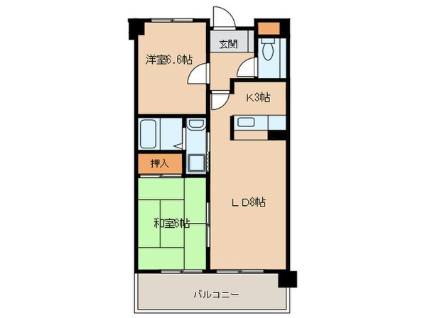 ア－クヒルの物件間取画像